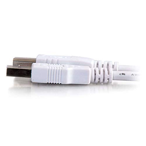 C2G - USB cable - USB (M) to USB Type B (M) - USB 2.0 - 1 m - white