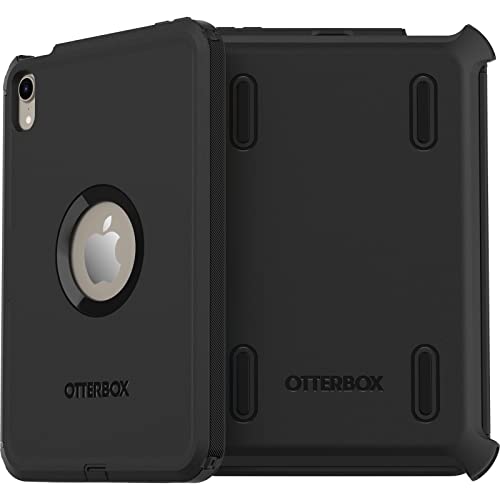 OtterBox Defender Series - Protective case for mobile phone - polycarbonate, synthetic rubber - black - for Apple iPad mini (6th generation)