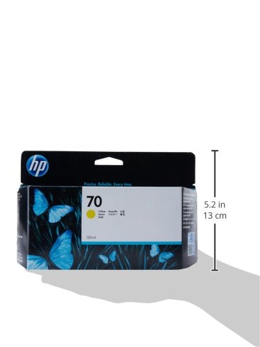 Best Value HP Original 70 Yellow Ink Cartridge (130 ml)