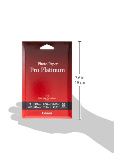 Canon Photo Paper Pro Platinum - Photo paper - 100 x 150 mm - 300 g/m2 - 20 sheet(s)