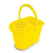 Best Value 12 Litre Mop Bucket and Wringing Attachment Yellow