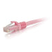 C2G Cat6 Booted Unshielded (UTP) Network Patch Cable - Patch cable - RJ-45 (M) to RJ-45 (M) - 7 m - UTP - CAT 6 - molded, snagless, stranded - pink