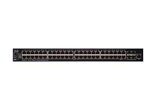 Cisco 550X Series SX550X-52 - Switch - L3 - Managed - 48 x 10GBase-T + 4 x combo 10 Gigabit SFP+ - desktop, rack-mountable