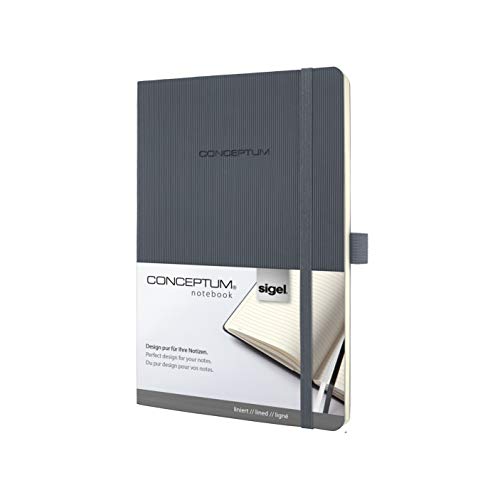 Best Value Sigel CONCEPTUM A5 Lined Softcover Notebook - Dark Grey