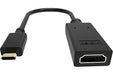 VISION Professional installation-grade USB-C to HDMI adapter - LIFETIME WARRANTY - plugs into USB-C and has full-sized HDMI socket - maximum resolution 4K 30 Hz - USB-C 3.1 (M) to HDMI (F) - driver built into adaptor - black