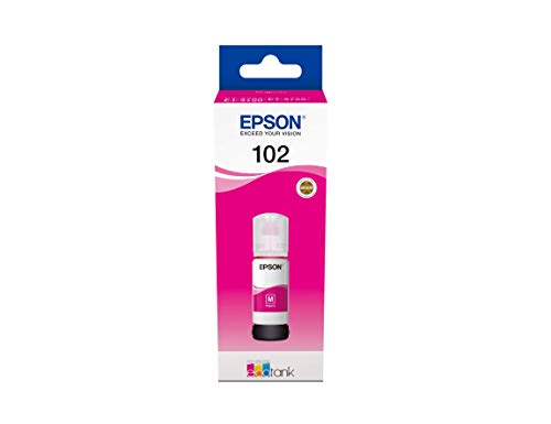 Epson 102 - 70 ml - magenta - original - ink tank - for EcoTank ET-15000, 2700, 2750, 2751, 2756, 3700, 3750, 4750, Expression ET-2700, 2750, 3700