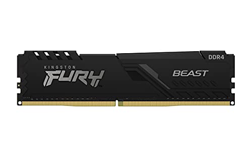 Kingston FURY Beast - DDR4 - kit - 16 GB: 2 x 8 GB - DIMM 288-pin - 3200 MHz / PC4-25600 - CL16 - 1.35 V - unbuffered - non-ECC - black