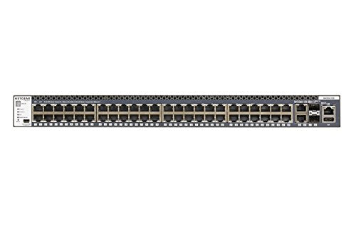 NETGEAR M4300-52G - Switch - L3 - Managed - 2 x 10/100/1000/10000 + 2 x 10 Gigabit SFP+ + 48 x 10/100/1000 - front to back airflow - rack-mountable