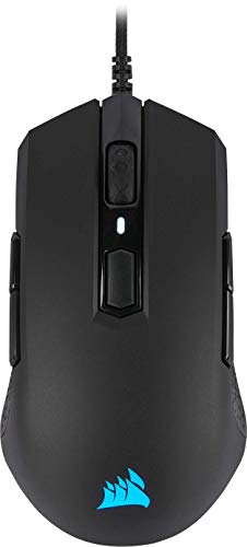 Best Value Corsair M55 PRO RGB, Ambidextrous Multi-Grip Optical Gaming Mouse (12400 DPI Optical Sensor, Lightweight, 8 Programmable Buttons, RGB Multi-Colour Backlighting), Black