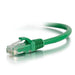 C2G Cat6 Booted Unshielded (UTP) Network Patch Cable - Patch cable - RJ-45 (M) to RJ-45 (M) - 7 m - UTP - CAT 6 - molded, snagless, stranded - green