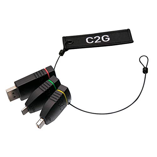 C2G HDMI Adapter Ring with Colour Coded - Video adapter kit - black - 4K support