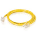 C2G Cat5e Non-Booted Unshielded (UTP) Network Crossover Patch Cable - Crossover cable - RJ-45 (M) to RJ-45 (M) - 2 m - UTP - CAT 5e - stranded, uniboot - yellow