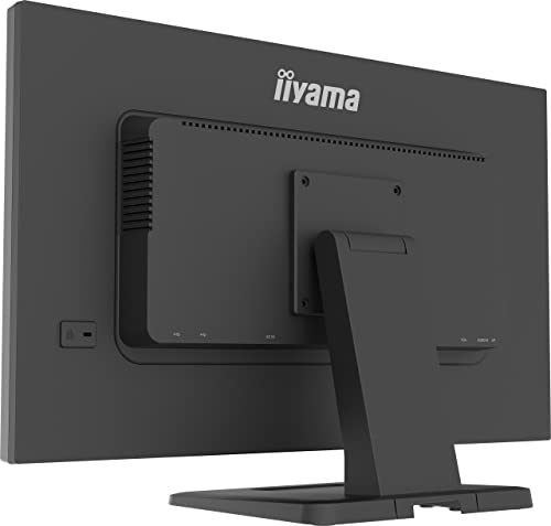 iiyama ProLite T2453MIS-B1 - LED monitor - 24" (23.6" viewable) - touchscreen - 1920 x 1080 Full HD (1080p) @ 60 Hz - VA - 250 cd/m² - 3000:1 - 4 ms - HDMI, VGA, DisplayPort - speakers - matte black