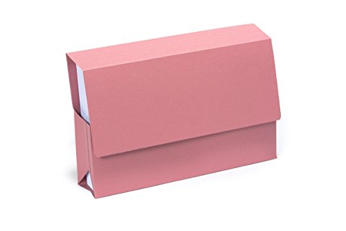 Best Value Exacompta Guildhall Probate Wallets, 315 gsm, Foolscap - Pink, Pack of 25