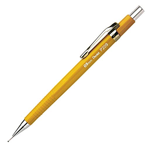 Best Value Pentel P209 Automatic Pencil 0.9 mm Lead Yellow