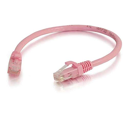 C2G Cat6 Booted Unshielded (UTP) Network Patch Cable - Patch cable - RJ-45 (M) to RJ-45 (M) - 3 m - UTP - CAT 6 - molded, snagless, stranded - pink