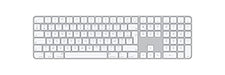 Apple Magic Keyboard with Touch ID and Numeric Keypad - Keyboard - Bluetooth, USB-C - AZERTY - French - for iMac (Early 2021), Mac mini (Late 2020), MacBook Air (Late 2020), MacBook Pro