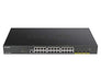 D-Link DGS 1250-28XMP - Switch - L3 Lite - smart - 24 x 10/100/1000 (PoE) + 4 x 10 Gigabit SFP+ - rack-mountable - PoE (370 W)