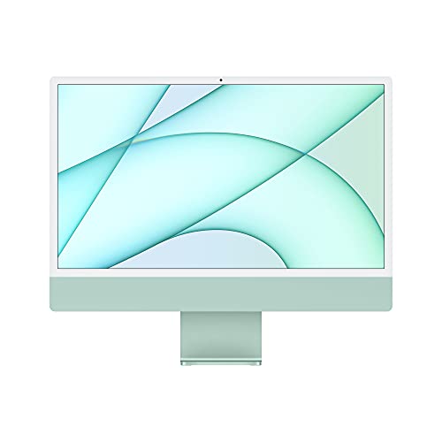 Apple iMac with 4.5K Retina display - All-in-one - M1 - RAM 8 GB - SSD 512 GB - M1 8-core GPU - GigE - WLAN: Bluetooth 5.0, 802.11a/b/g/n/ac/ax - macOS Big Sur 11.0 - monitor: LED 24" 4480 x 2520 (4.5K) - keyboard: UK - green