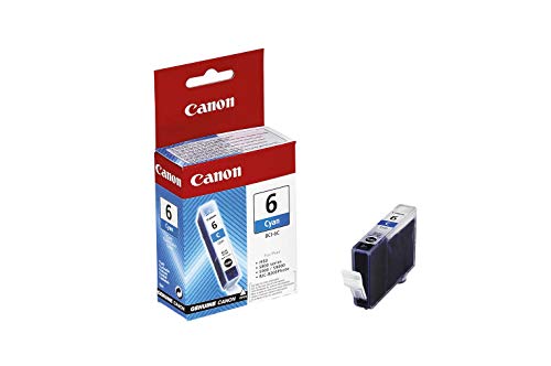 Canon BCI-6 C - 4706A002 - 1 x Cyan - Ink tank - For BJS820, i990,99XX, PIXMA IP3000,IP4000,iP5000,iP6000,iP8500,MP750,MP760,MP780