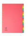 Best Value Concord Bright Subject Dividers Europunched A-Z A4 Assorted Ref 52499