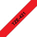 Brother P-Touch TZE421 Label Tape 9 mm x 8 m Black On Red