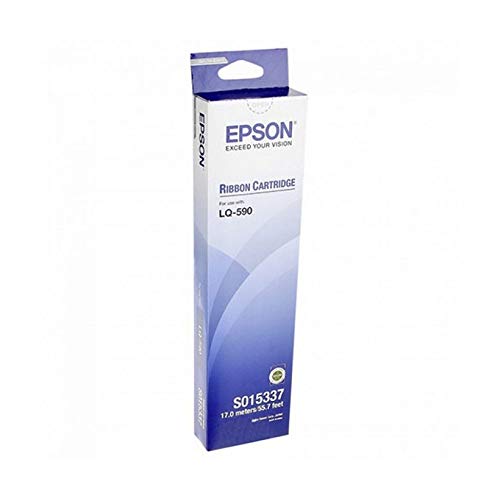 Best Value Epson Original Fabric Print Ribbon, Black, Genuine, Amazon Dash Replenishment Ready