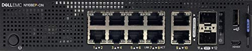 Dell EMC Networking N1108EP-ON - Switch - Managed - 8 x 10/100/1000 (PoE+) + 2 x Gigabit SFP + 2 x 10/100/1000 - front to back airflow - rack-mountable - PoE+ (137 W) - CAMPUS Smart Value