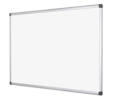 Best Value Bi-Office Whiteboard, Maya, Magnetic, Dry Wipe, Aluminium Frame, 120 x 120 cm