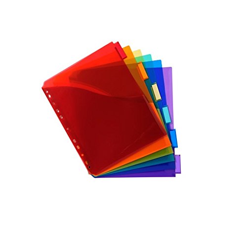 Best Value Exacompta PP Dividers, A4, Maxi, 6 Parts - Multi-coloured