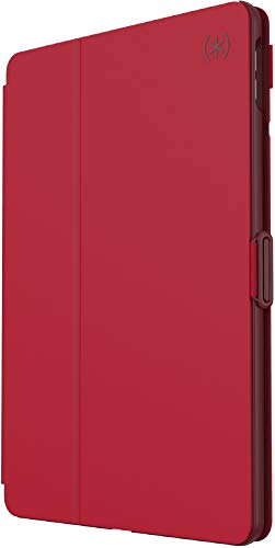 Speck Balance Folio Case Apple iPad 10.2 Inch 2019 7th Generation Dark Poppy Red Tablet Case Bump Resistant Scratch Resistant