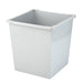 Best Value Avery 631GREY Square Steel Waste Bin, 330 x 345 x 330 mm, 27 L - Grey