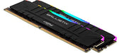 Ballistix RGB - DDR4 - kit - 16 GB: 2 x 8 GB - DIMM 288-pin - 3600 MHz / PC4-28800 - CL16 - 1.35 V - unbuffered - non-ECC - black