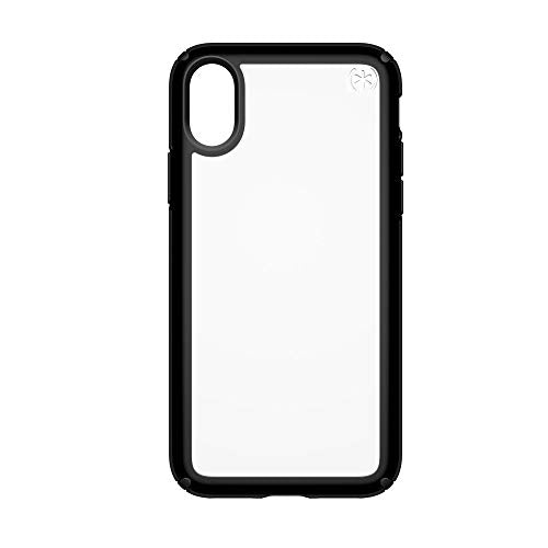 Speck Presidio Show Clear Black iPhone X Phone Case IMPACTIUM Shock Barrier Dust Resistant Scratch Resistant Shock Resistant