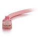 C2G Cat5e Booted Unshielded (UTP) Network Patch Cable - Patch cable - RJ-45 (M) to RJ-45 (M) - 7 m - UTP - CAT 5e - molded, snagless, stranded - pink