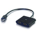 C2G DisplayPort 1.2 to Dual HDMI MST Hub - Video/audio switch - 2 x HDMI - desktop