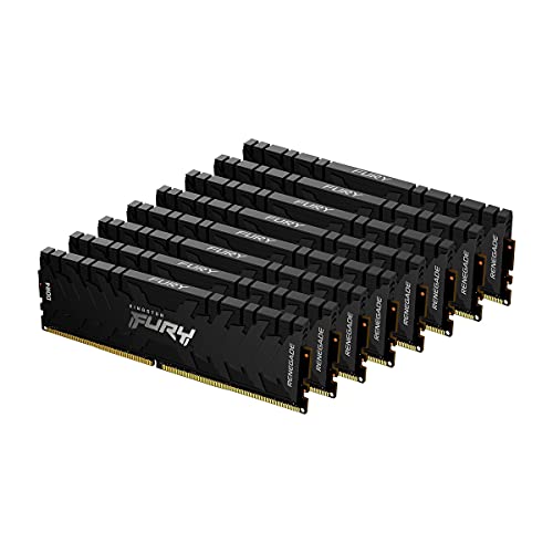 Kingston FURY Renegade - DDR4 - kit - 256 GB: 8 x 32 GB - DIMM 288-pin - 3200 MHz / PC4-25600 - CL16 - 1.35 V - unbuffered - non-ECC - black