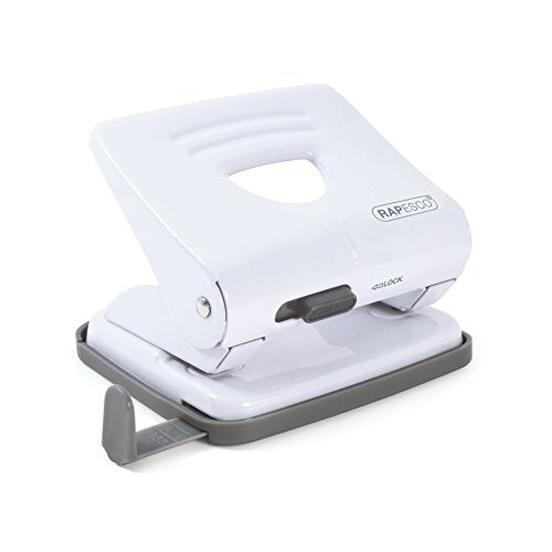 Best Value Rapesco 825 2-Hole Metal Punch, 25 Sheet Capacity - White