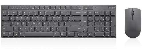 Lenovo Professional Ultraslim RF Wireless Combo Keyboard And Mouse UK English Iron Grey