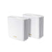 ASUS ZenWiFi AX (XT8) - Wi-Fi system (2 routers) - up to 5,500 sq.ft - mesh - GigE, 2.5 GigE - 802.11a/b/g/n/ac/ax - Tri-Band