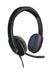 Best Value Logitech H540 Wired Headset, Stereo Headphone with Noise-Cancelling Microphone, USB, On-Ear Controls, Mute Indicator Light, PC/Mac/Laptop - Black