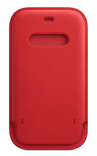 Apple with MagSafe (PRODUCT) RED - Protective sleeve for mobile phone - leather - red - for iPhone 12, 12 Pro