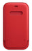 Apple with MagSafe (PRODUCT) RED - Protective sleeve for mobile phone - leather - red - for iPhone 12, 12 Pro