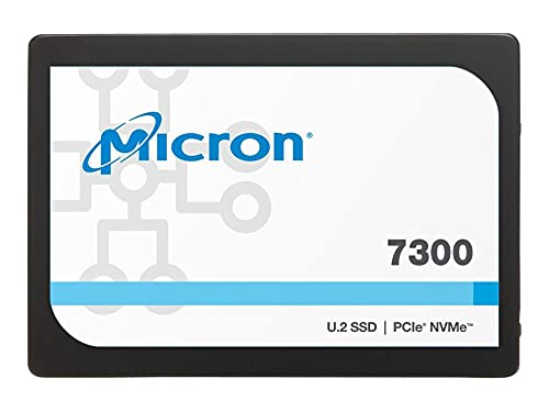 Micron 7300 PRO - Solid state drive - encrypted - 7.68 TB - internal - 2.5" - U.2 PCIe 3.0 x4 (NVMe) - 256-bit AES - Self-Encrypting Drive (SED)