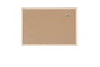 Best Value Bi-Office MC030012010 Cork Board Budget, Wood Frame, 60 x 40 cm - Brown (wood )