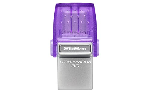 Kingston DataTraveler microDuo 3C - USB flash drive - 256 GB - USB 3.2 Gen 1 / USB-C