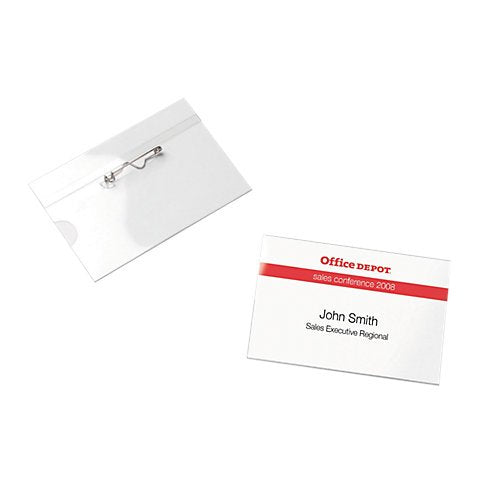 Best Value Pin Name Badge 90 x 60 Box of 50