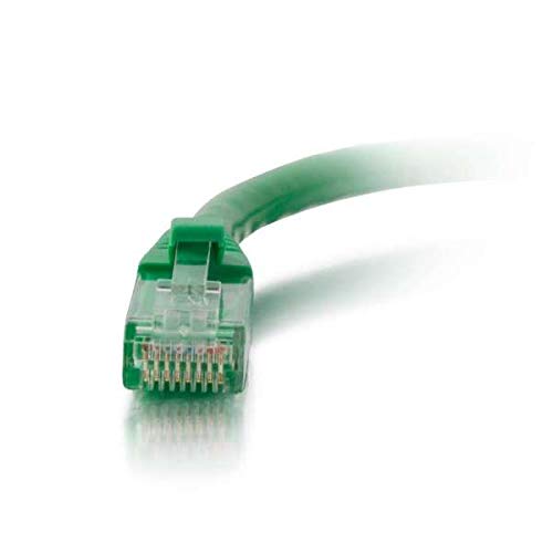 C2G Cat6 Booted Unshielded (UTP) Network Patch Cable - Patch cable - RJ-45 (M) to RJ-45 (M) - 7 m - UTP - CAT 6 - molded, snagless, stranded - green