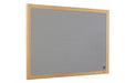 Best Value Earth-It 1200 x 900 MDF Frame Grey Felt Board Noticeboard - Home and Office