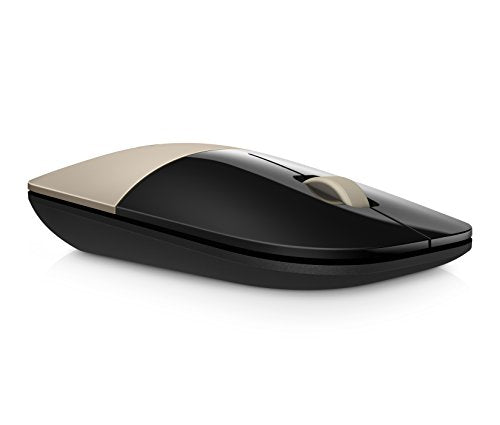 HP Z3700 - Mouse - blue LED - wireless - 2.4 GHz - USB wireless receiver - gold - for OMEN Obelisk by HP 875, HP 15, 27, ENVY x360, Pavilion Gaming 15, 690, TG01, Spectre x360